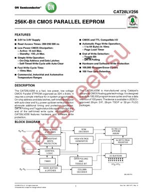 CAT28LV256G-30 datasheet  